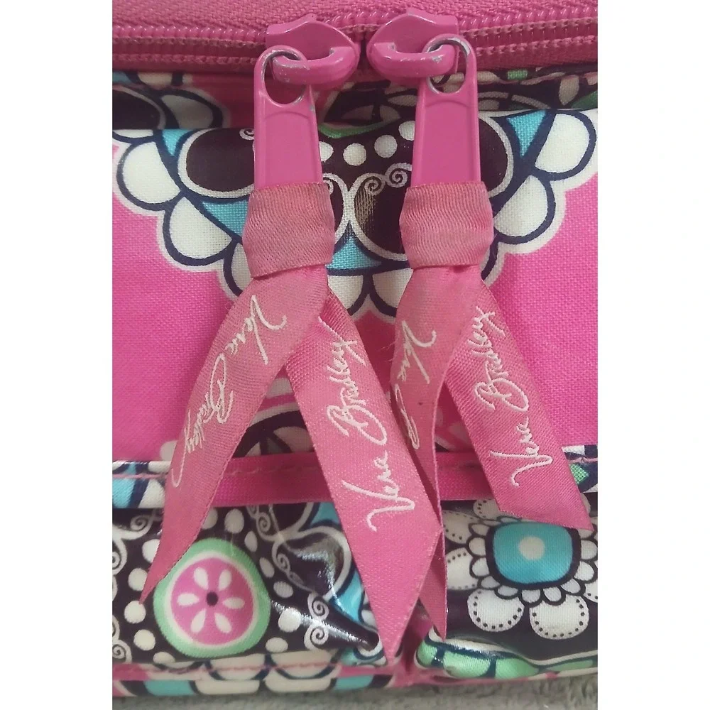 2 Vintage Vera Bradley Mini Cooler Lunch Bags Cupcakes Pink‎ Green Retired 2007